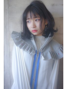 ミラレスカ 栄(MIRA RESCA) ミラレスカ栄 オルチャン風切りっぱなし前下がりボブbyウラタ二