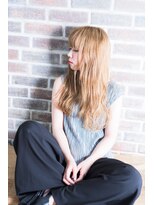 ミエル ヘア 新宿(miel hair)&nbsp;抜け感あふれるブリーチロング