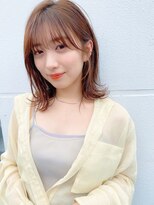 ミンクス 青山店(MINX) 【MINX松下】シースルーバング外はねミディアム　外ハネボブ 