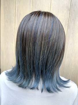 エイト 上野店(EIGHT ueno) 【EIGHT上野】日木[NIKI]_ブルーバレイヤージュ