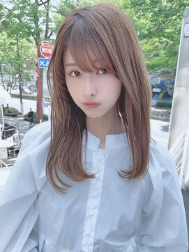 アンブル リュクス 池袋(amble luxe) 前髪/くびれ/イヤリングカラー/イメチェン/ラベンダーカラー