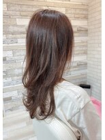マーリャヘアー(mallia hair) くびれ外ハネセミロング☆彡