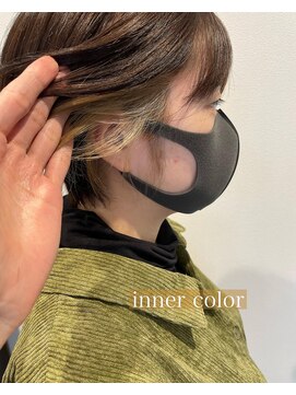 ヴィフ ヘアー(vif hair) ショートボブ×インナーカラー