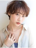 パーマ◎マッシュショート