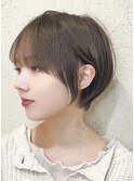 似合わせカット　横顔美人　くせ毛ショート　大場猛