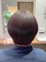 グラードヘアー(Grado hair) ラズベリーブラウンカラー 髪質改善