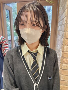 ゼストソエル(ZEST soell) 韓国風 顔周りカット ボブ 外ハネ 髪質改善