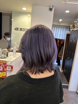 アンドバイモードケイズ (and by MODE K's) [サロンスタイル』切りっぱなしボブ/アンブレラカラー