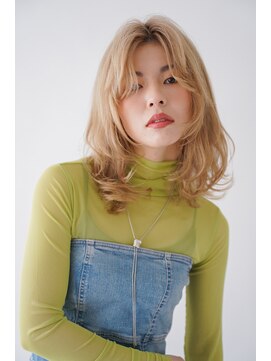 シェル 立川(shell) くびレイヤーエモージュシルキーベージュデザインカラー【立川】