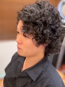 スカイ 亀戸店 (sky) ハイライト/マッシュパーマ/アッシュブラック<理容室>[亀戸]