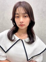 エジョン 三鷹店(Aejon) #バレイヤージュ#グレージュカラー#ボブウルフ#ココアベージュ