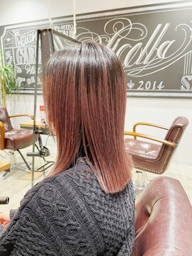 ソッチ(sotti.) 伸びたフルブリーチをバレイヤージュアレンジ