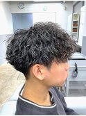 guest snap 前下がりマッシュ×ツイストスパイラルパーマ