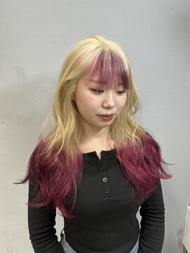 ジゼル(GiseL) ブロンド　x レッドバイオレット