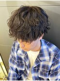 波巻きツイストスパイラルパーママッシュメンズ高崎眉毛群馬