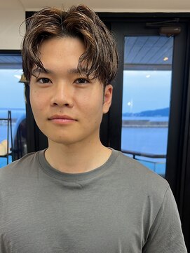 フィルム(FiLMs) メンズ/センターパート/ハイライトカラー