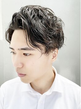 ルーシー(LUCY)の写真/【盛岡大通ミスド隣★】メンズパーマが大人気！＜再現性×カッコいい＞を叶えるメンズスタイルをご提案★