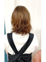 リアン(Lian)&nbsp;【パーマ】切りっぱなしボブデジタルパーマ