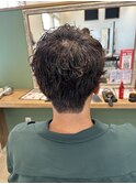 スパイキーショート×ピンパーマ