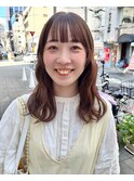 CAF FUKO ブラウンベージュ/イメチェン/透けカラー/大阪/心斎橋