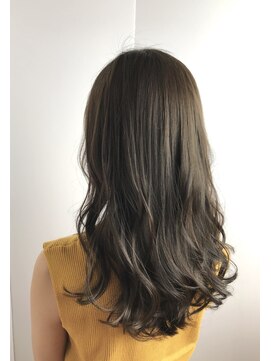 アトレ 南堀江店(attrait) 顔まわりレイヤー大人ミディ透け感くすみベージュ