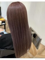 グランデュール 焼津店(GRANDEUR)&nbsp;ブリーチ一回でラベンダーグレージュ