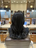 ピークアブー アヴェダ アトレ恵比寿(PEEK-A-BOO AVEDA)&nbsp;大平彩　ブルーオリーブカラー　韓国風