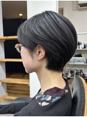 【oasisオグラ】大人女子襟足スッキリ丸みマッシュショート