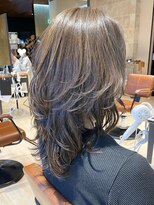 アフロート トウキョウ(AFLOAT TOKYO) 大人かわいいロングレイヤー小顔似合わせカット20代30代40代50代