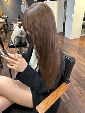 シェノン 心斎橋(CHAINON) 髪質改善/グレージュ/酸性縮毛矯正/美髪ストレート/心斎橋/大阪