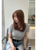 ミディアムレイヤー2_イメチェン美髪外ハネボブホワイトブロンド