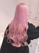 ベレーザ 渋谷(BELEZA)&nbsp;13611ブリーチ＆ダブルカラー韓国レイヤーラベンダーピンク