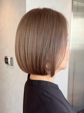 エリマバイフィフス 調布(elima by fifth) 調布透明感カラーレイヤーカットショートヘア顔周りレイヤーボブ