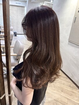 シュリット(schritt) ナチュラルラベンダーベージュ透明感カラー白髪　渋谷mutsuki