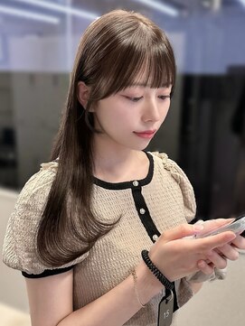 フォンズ(FONS) 上品韓国ヘアラベンダーグレージュ