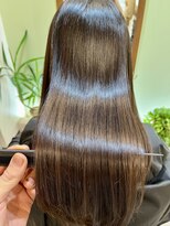 タックバイハレ たまプラーザ(takk by Hale)&nbsp;[takk]髪質改善縮毛矯正/チェリーブラウン/ホワイトグレージュ