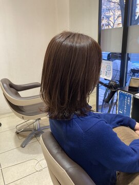 ヘアーリゾート クランプ 相模原店(hair resort clamp) 鎖骨ミディアムレイヤー