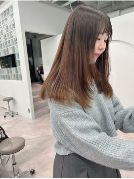 ミッシュバイアーバン(misch by urban.) 大人気顔まわりレイヤーカット♪【平野夏奈】