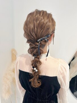 アモレット 天文館店(amoretto) 【amoretto_ yu-ka.】編みおろしアレンジ