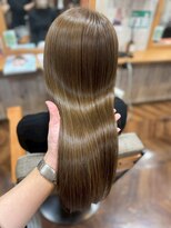 アンサ 城陽寺田店(ANSA)&nbsp;潤いたっぷり艶々縮毛矯正