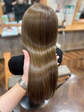 アンサ 城陽寺田店(ANSA)&nbsp;潤いたっぷり艶々縮毛矯正