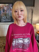 ブリコ(Brico)&nbsp;【ハイトーン】ミルキーブロンドのレイヤーカット