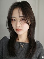 エンス 銀座(Ence)&nbsp;ココアブラウン/ミディアムレイヤー/オリーブグリーン/小顔/銀座