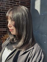 シベルバレー 横浜(sibell)&nbsp;▽ミディアムレイヤーカット顔周りレイヤーウルフハッシュカット