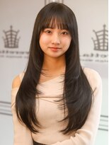 ベレッタ ネヤガワ(veretta. neyagawa) 王道ロング/黒髪/ピュア髪/うぶバング/ナチュラル縮毛矯正