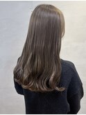 ヘーゼルベージュカラー ブリーチなし透明感カラー渋谷momoko