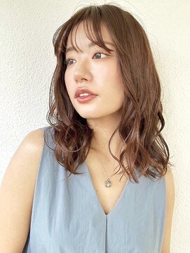 COVER HAIR ACADEMY 北浦和【カバーヘア アカデミー】北浦和西口店【4/6 OPEN(予定)】 ミディアムレイヤー/ココアベージュ/大人可愛い/フェミニンp