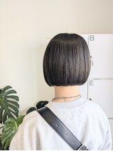 プロッソルキャルム(PROSOL calme)&nbsp;【髪質改善×ミニボブ】パサつきを抑えてツヤめく大人ボブ◇