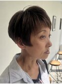 ドライでまとまるベリーショート。