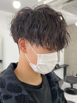 エルマーク 神戸元町(L-MARK)&nbsp;ツイストスパイラル/スパイラルパーマ/メンズ/マッシュ/眉毛